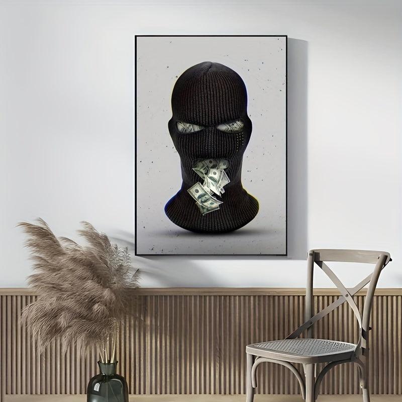Money Poster Art Pop Art Motivational Image Print Office Decor Abstract