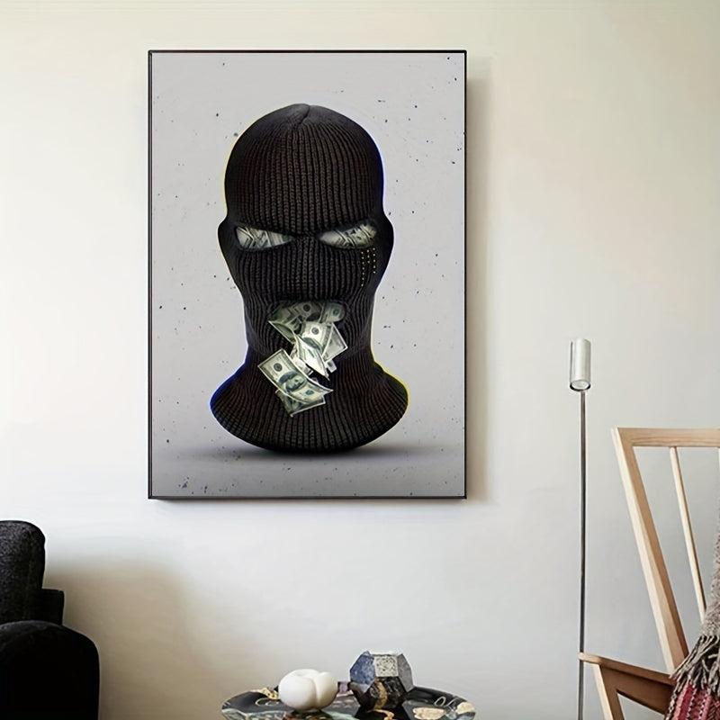 Money Poster Art Pop Art Motivational Image Print Office Decor Abstract