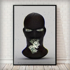 Money Poster Art Pop Art Motivational Image Print Office Decor Abstract