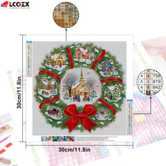 DIY Rhinestone Painting Kit Diamond Art Christmas Decor