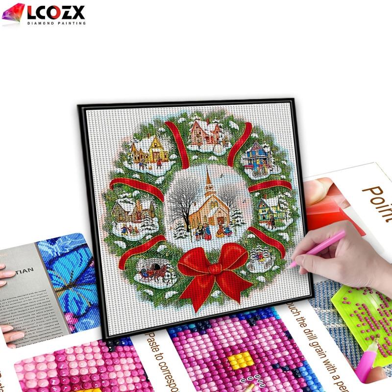 DIY Rhinestone Painting Kit Diamond Art Christmas Decor