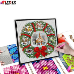DIY Rhinestone Painting Kit Diamond Art Christmas Decor