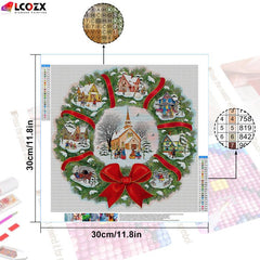 DIY Rhinestone Painting Kit Diamond Art Christmas Decor