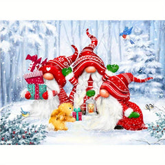 Christmas Diamond Painting Kit for Adults - Full Drill Round Diamonds