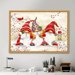 Christmas Diamond Painting Kit for Adults - Full Drill Round Diamonds