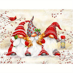 Christmas Diamond Painting Kit for Adults - Full Drill Round Diamonds