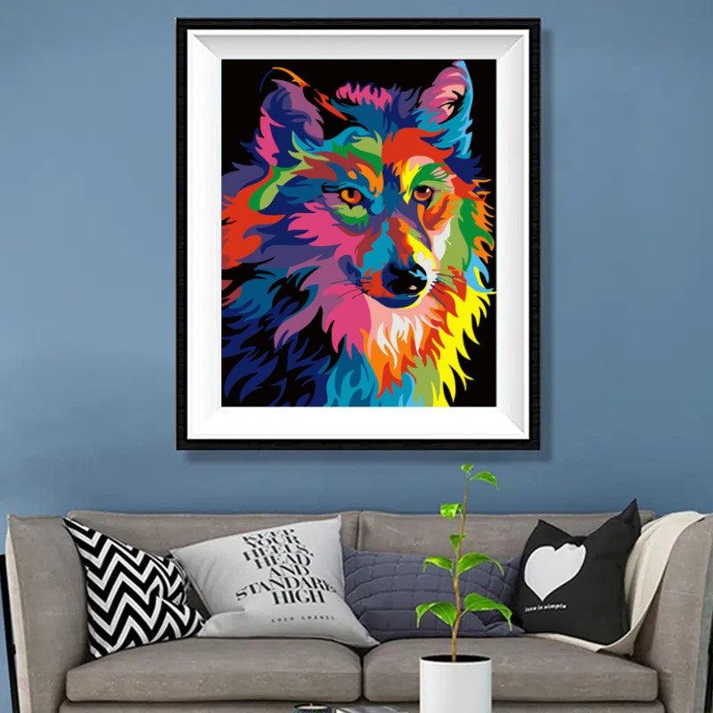 5D Diamond Painting Kit Wild Animal DIY Home Gift 11.8x15.8 Inches