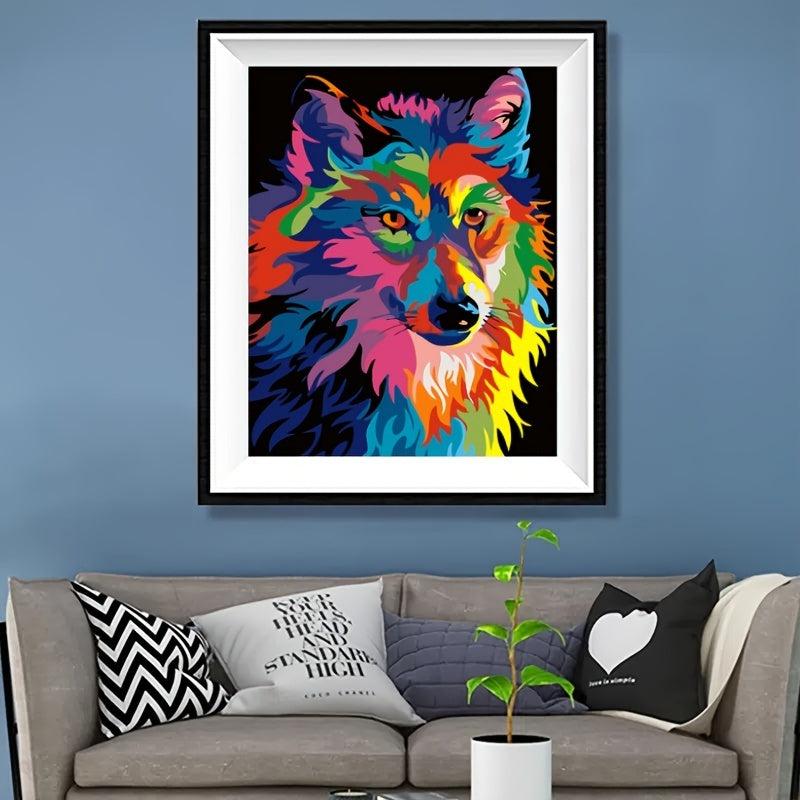 5D Diamond Painting Kit Wild Animal DIY Home Gift 11.8x15.8 Inches