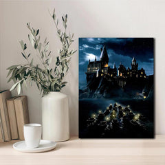 Magic Castle Poster Wall Art Canvas Painting