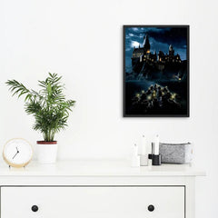 Magic Castle Poster Wall Art Canvas Painting
