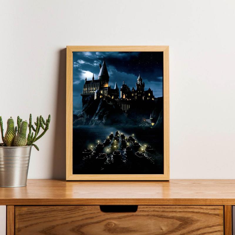 Magic Castle Poster Wall Art Canvas Painting