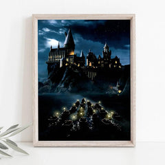 Magic Castle Poster Wall Art Canvas Painting
