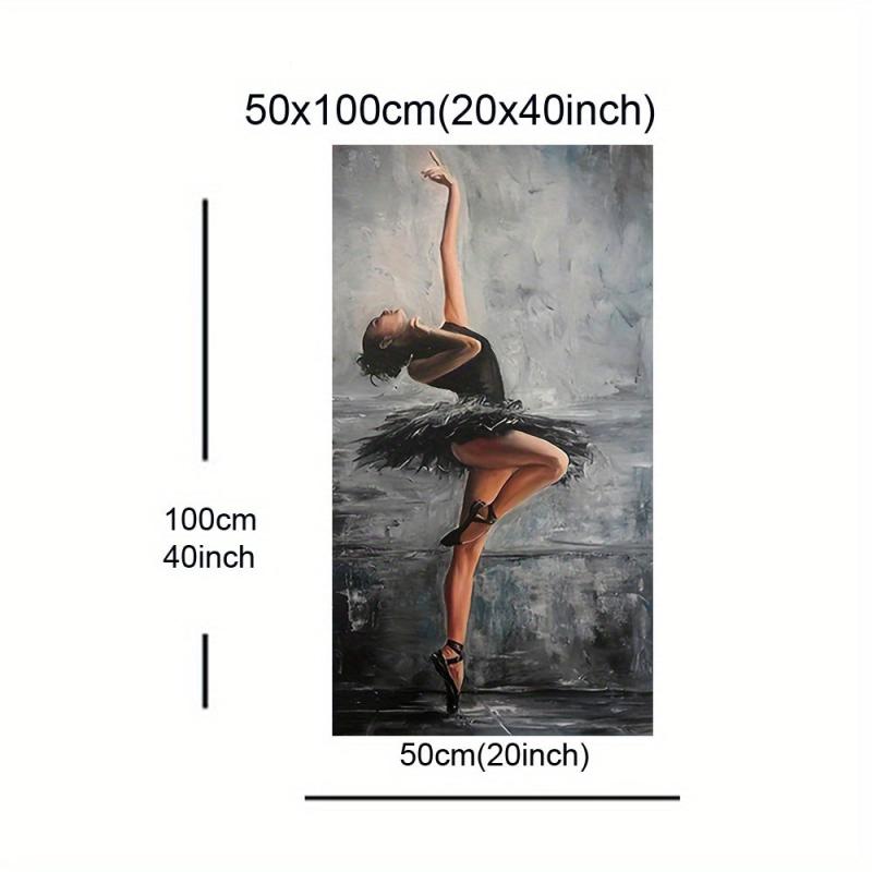 HD Printed Dancer Painting Ballerina Dancer Canvas Wall Art