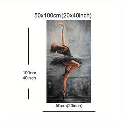 HD Printed Dancer Painting Ballerina Dancer Canvas Wall Art