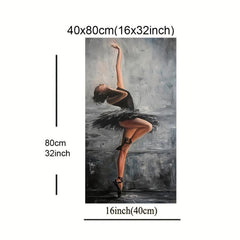 HD Printed Dancer Painting Ballerina Dancer Canvas Wall Art