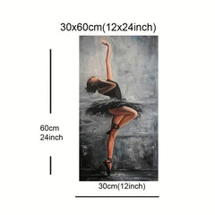 HD Printed Dancer Painting Ballerina Dancer Canvas Wall Art