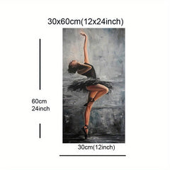 HD Printed Dancer Painting Ballerina Dancer Canvas Wall Art