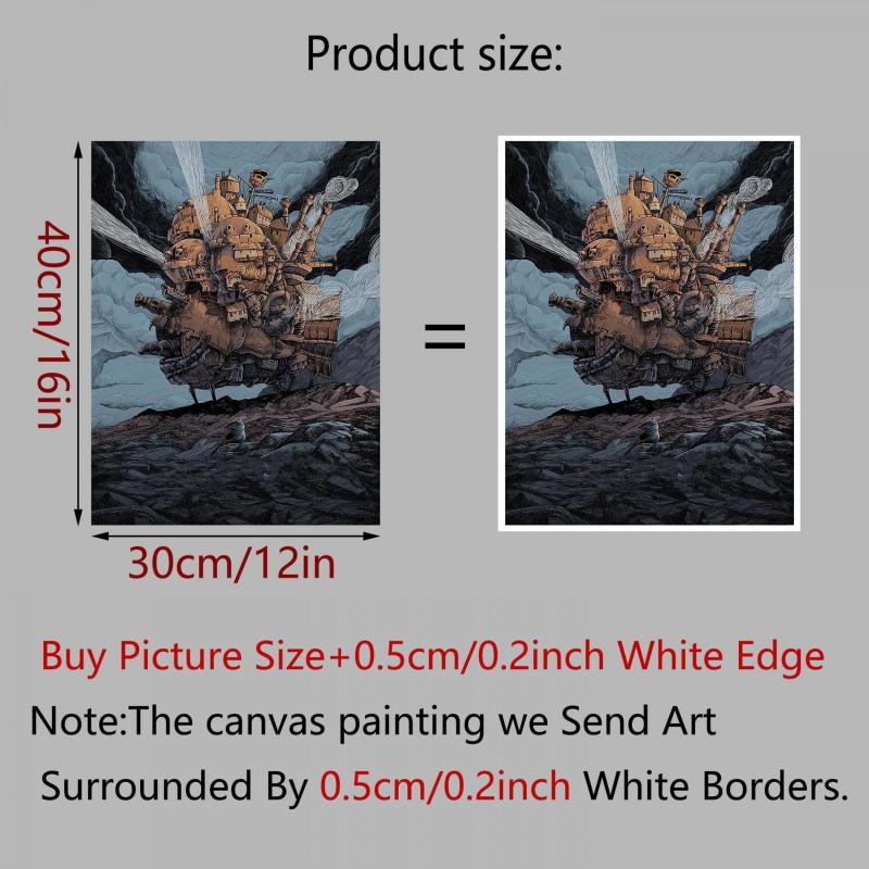Abstract Anime Canvas Wall Art for Home Decor