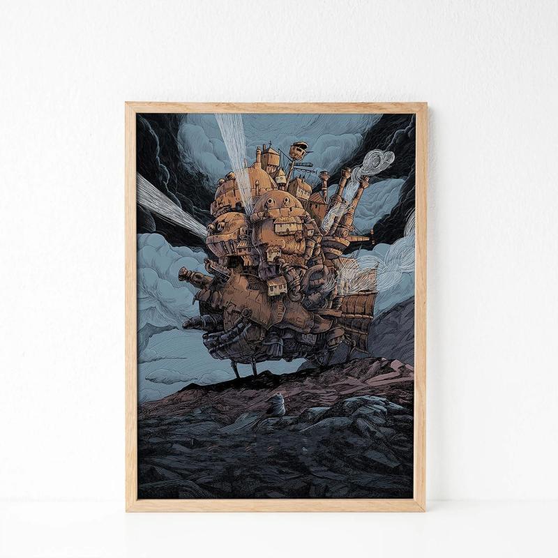 Abstract Anime Canvas Wall Art for Home Decor