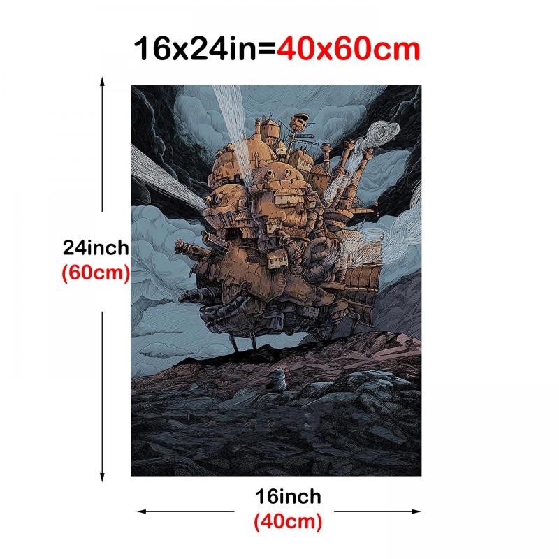 Abstract Anime Canvas Wall Art for Home Decor