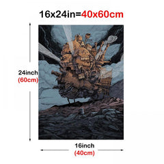 Abstract Anime Canvas Wall Art for Home Decor