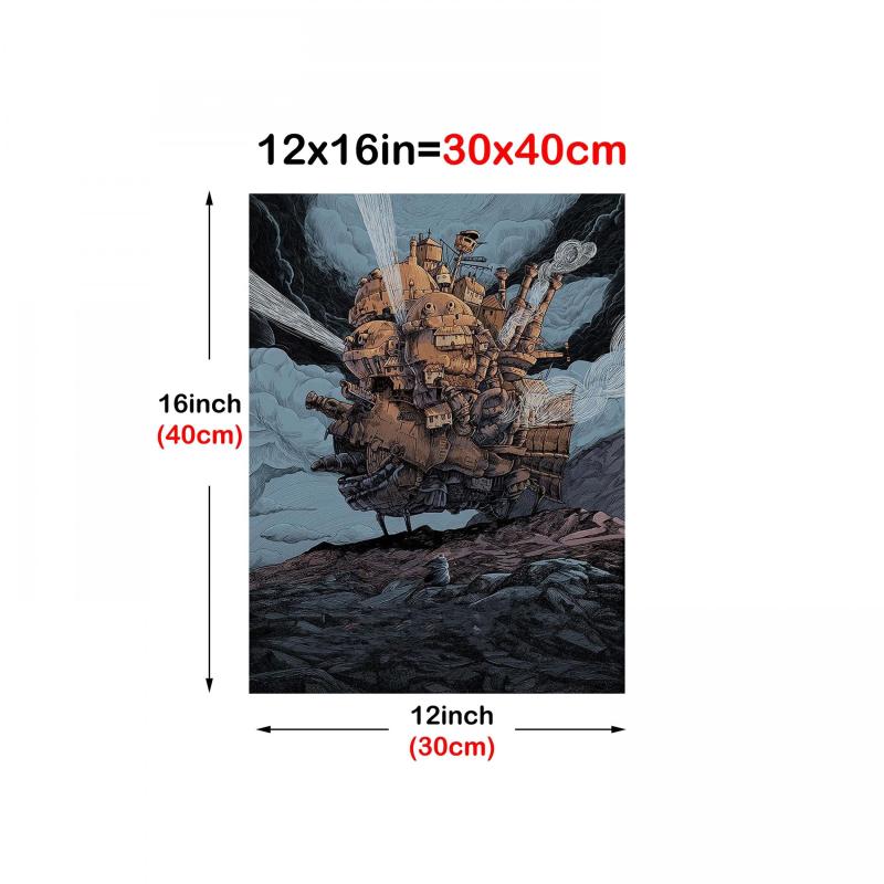 Abstract Anime Canvas Wall Art for Home Decor