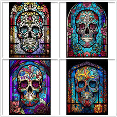 Skull Glass DIY 5D Diamond Painting Kits For Adults