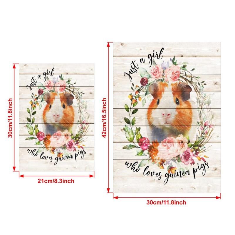 1pc Guinea Pig Poster Canvas Wall Art Home Decor