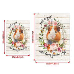 1pc Guinea Pig Poster Canvas Wall Art Home Decor
