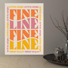 Fine Line Print Canvas Poster Inspiring Home Decor Art Print Wall Art