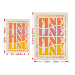 Fine Line Print Canvas Poster Inspiring Home Decor Art Print Wall Art
