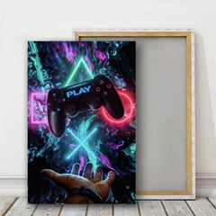 Game Controller Canvas Art 20-48cm Frame for Home Decor
