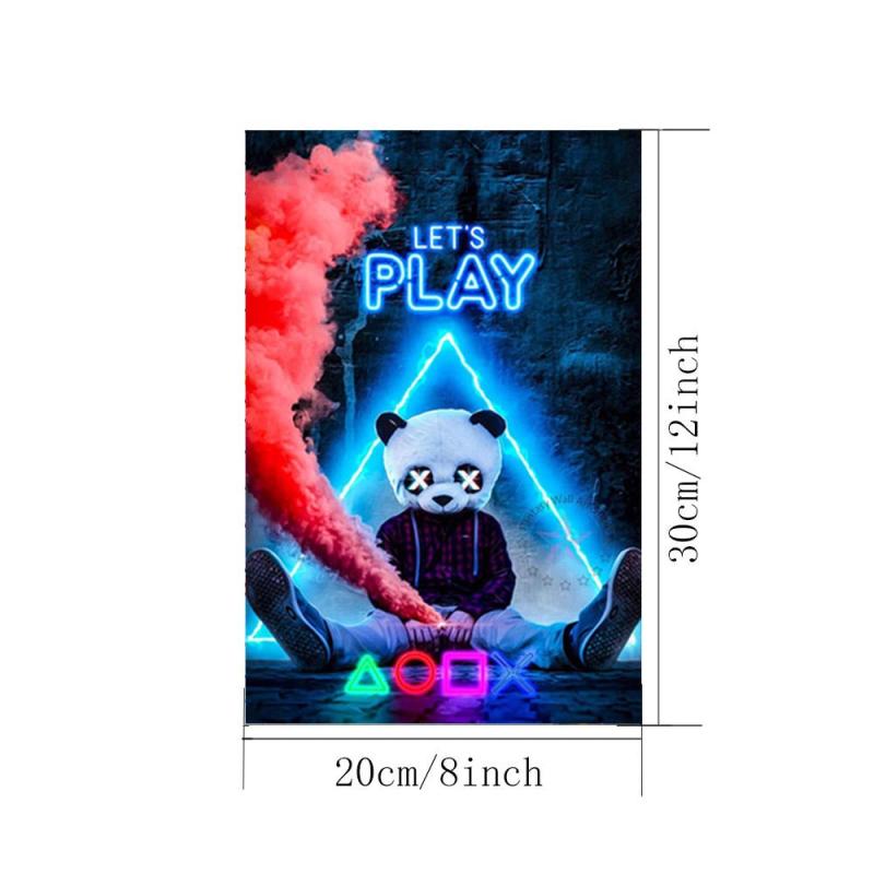Game Controller Canvas Art 20-48cm Frame for Home Decor