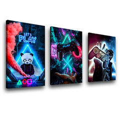 Game Controller Canvas Art 20-48cm Frame for Home Decor