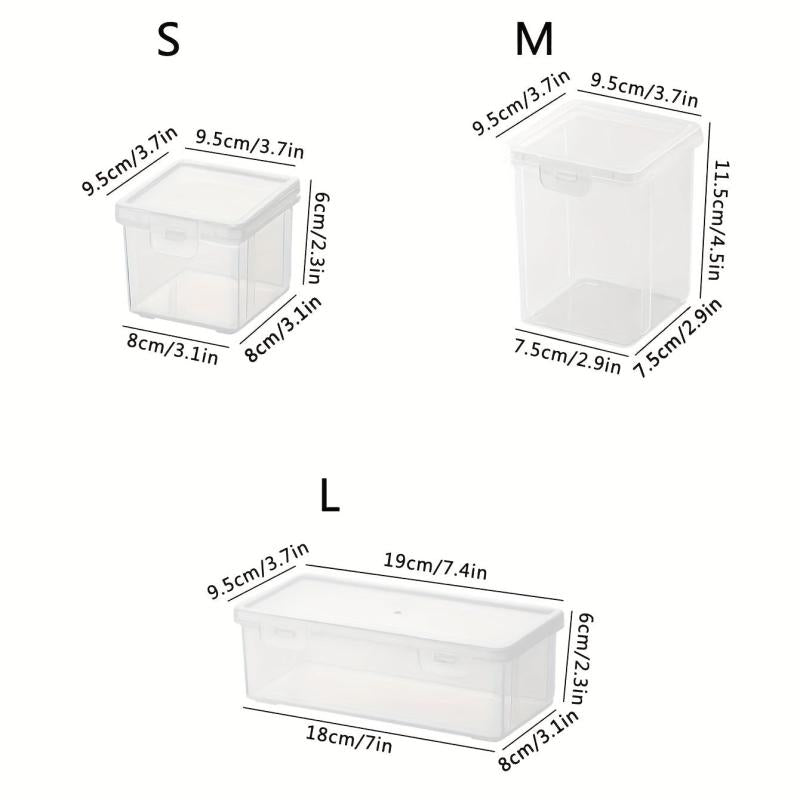 Hair Accessories Storage Box Clear Case for Hairpin & Jewelry, Transparent Box