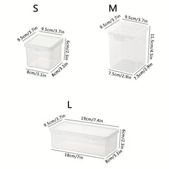 Hair Accessories Storage Box Clear Case for Hairpin & Jewelry, Transparent Box