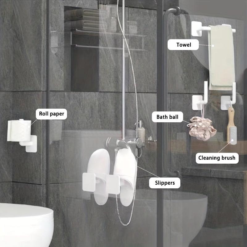 Wall Mount Storage Rack for Home Organization