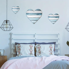 Rustic Heart Shaped Wood Sign for Home Decor