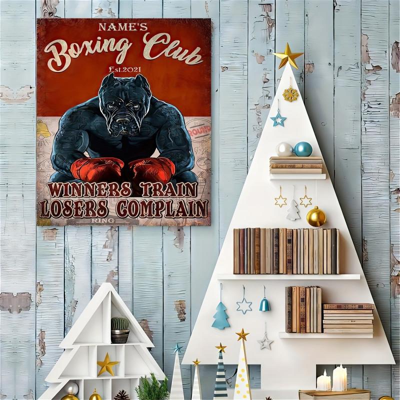 Boxing Club Personalized Art Canvas Painting