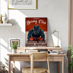 Boxing Club Personalized Art Canvas Painting