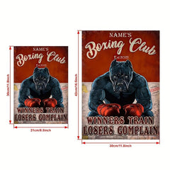Boxing Club Personalized Art Canvas Painting
