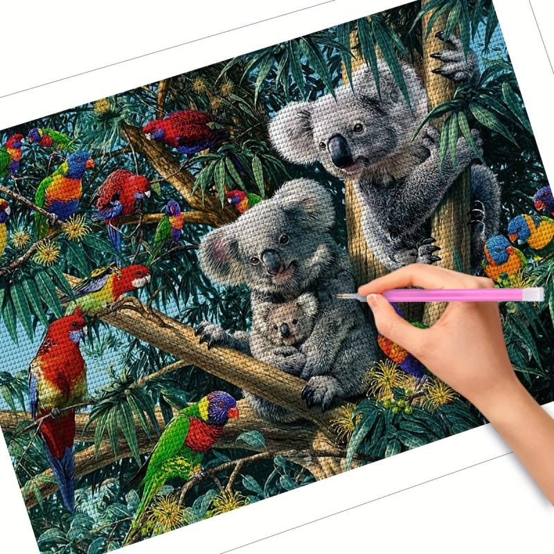 Koala Diamond Painting Kit for Adults - DIY 5D Diamond Art Embroidery Craft