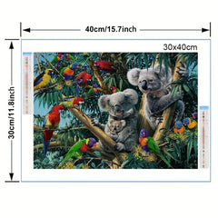 Koala Diamond Painting Kit for Adults - DIY 5D Diamond Art Embroidery Craft