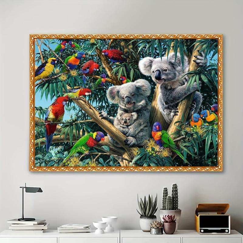 Koala Diamond Painting Kit for Adults - DIY 5D Diamond Art Embroidery Craft