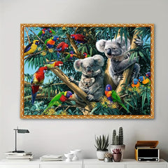 Koala Diamond Painting Kit for Adults - DIY 5D Diamond Art Embroidery Craft