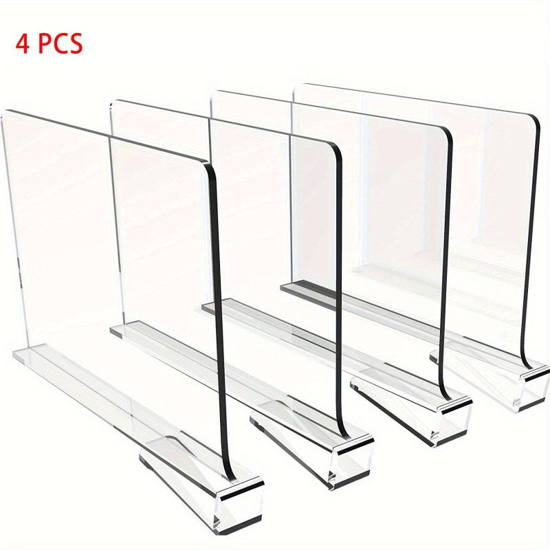 2pcs Acrylic Partitions Storage Dividers Wardrobe Partitions Bag Divide