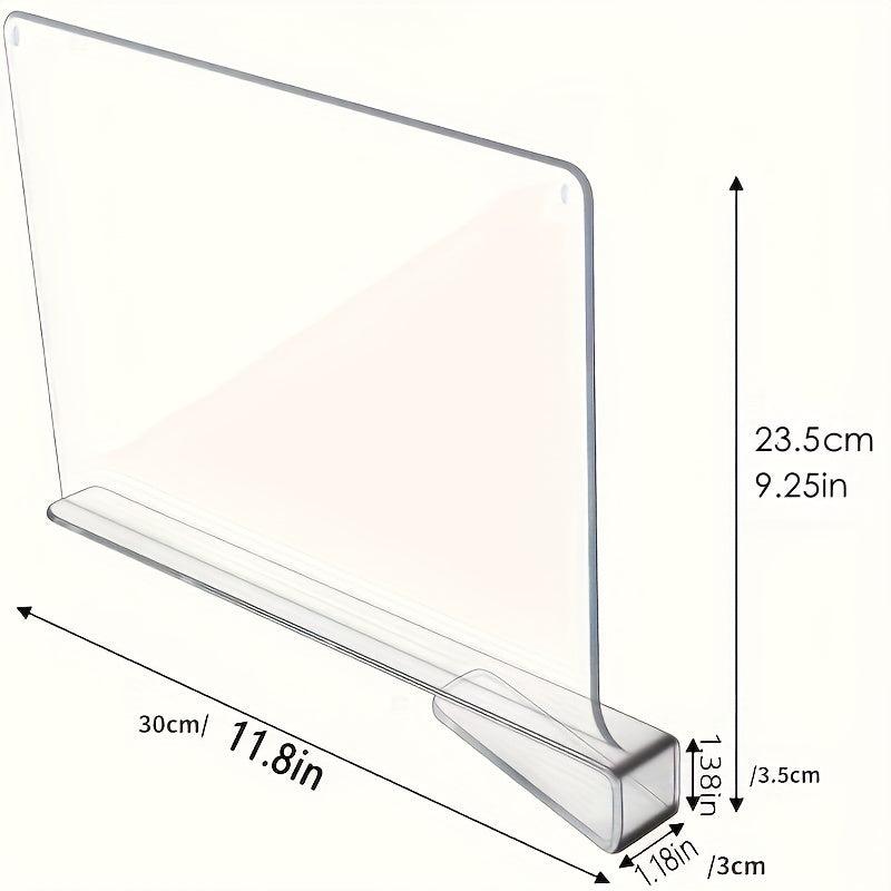 2pcs Acrylic Partitions Storage Dividers Wardrobe Partitions Bag Divide