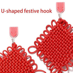 Chinese New Year Red Small Chinese Knot Storage Clothes
