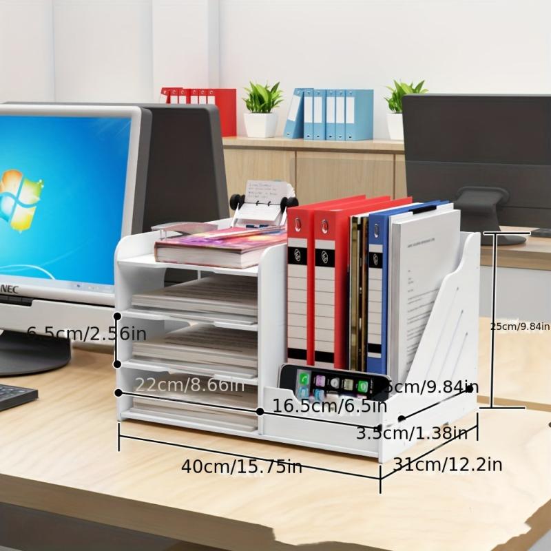 Desktop File Storage Cabinet Office Supplies Organization