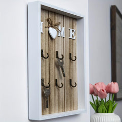 Boho Wall Mounted Key Organizer for Home Decor